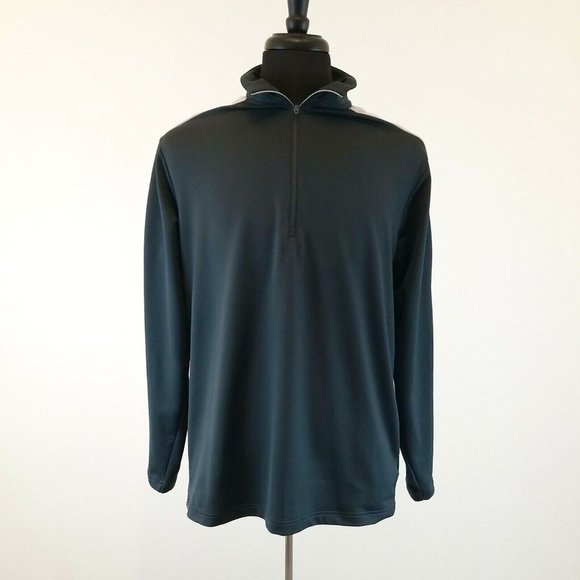 &Jacket Other - Antigua Long Sleeve Pullover Warm-up Mens Large Poly Spandex Golf Sport Jacket
